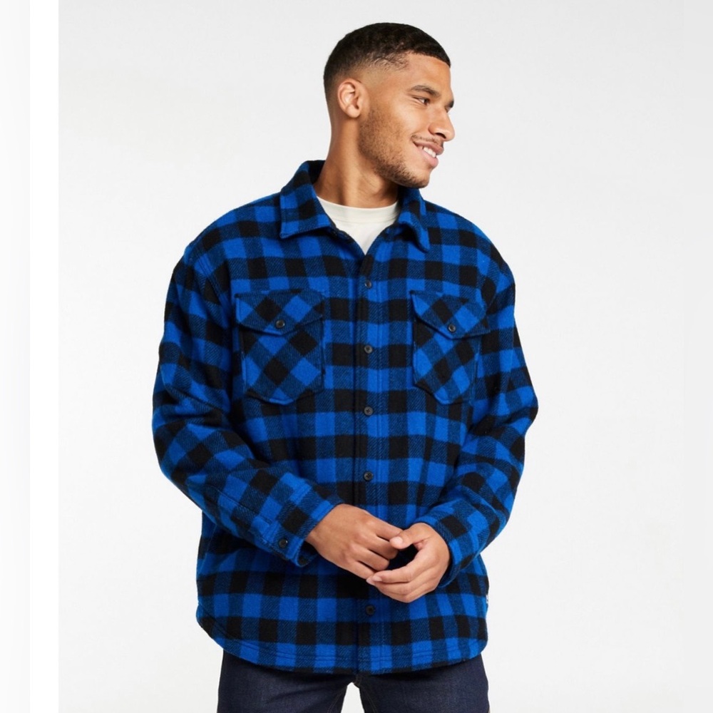 L. L Bean fleece lined shirt